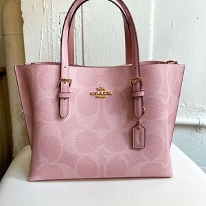 Coach Powder Pink Mollie Tote Bag